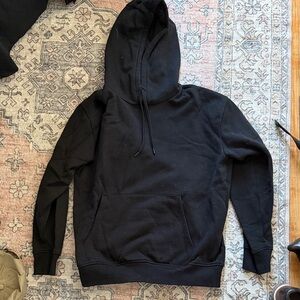 Zara Men's Black Hoodie